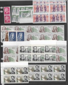 Desk Cleaning Lot # 2 All France MNH f-vf, see desc. 2020 CV $ 178.35