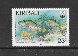 FISH-KIRIBATI #567 MNH