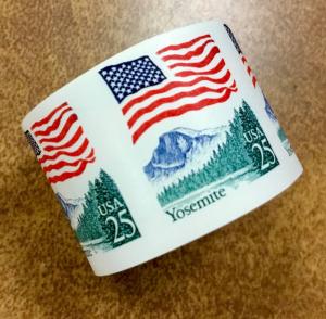 2280c  25¢ Yosemite, prephosphored, 9 Imperforate coil Pairs VF NH 1989 roll
