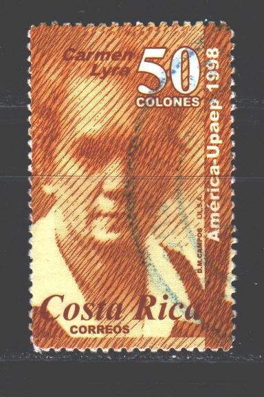 Costa Rica. 1998. 1504. Lura writer. USED. 