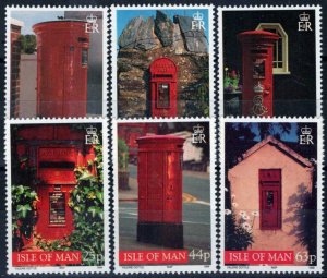 ZAYIX Isle of Man 810-815 MNH Post Boxes Mail Postal Service 010122SM92M