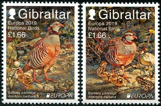 HERRICKSTAMP NEW ISSUES GIBRALTAR EUROPA 2019 Birds