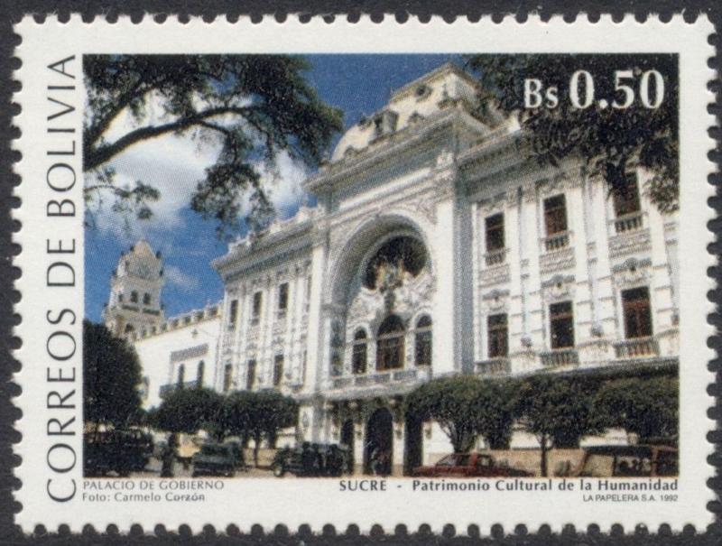 Bolivia Scott #849 MNH Governmental Palace Sucre $$