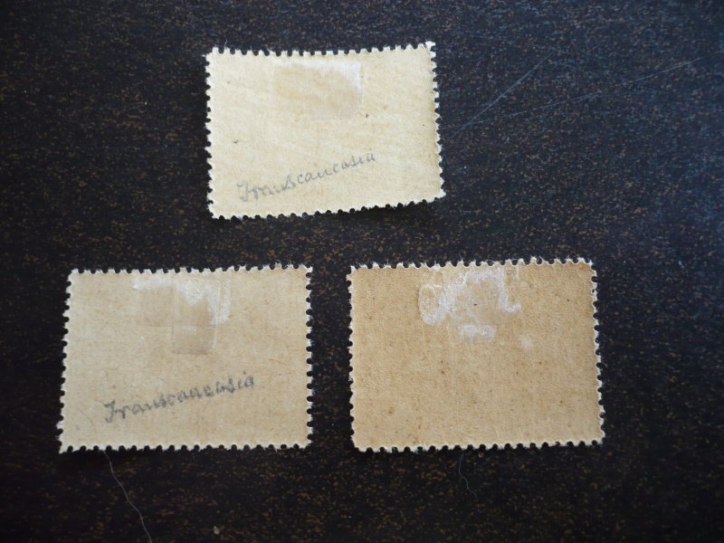 Stamps - Transcaucasian Federation - Scott#19,20,28 - MH Part Set of 3 Stamps