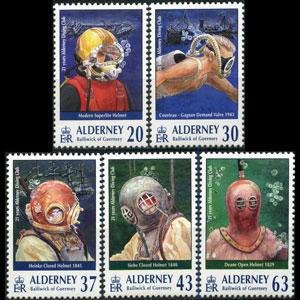 GUERNSEY-ALDERNEY 1998 - Scott# 114-8 Diving Set of 5 NH