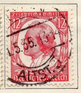 Germany 1934 Early Issue Fine Used 12pf. 106285