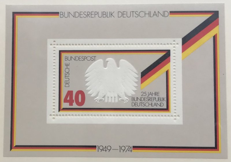 Germany 1145 MNH  Souvenir Sheet SCV $1.15