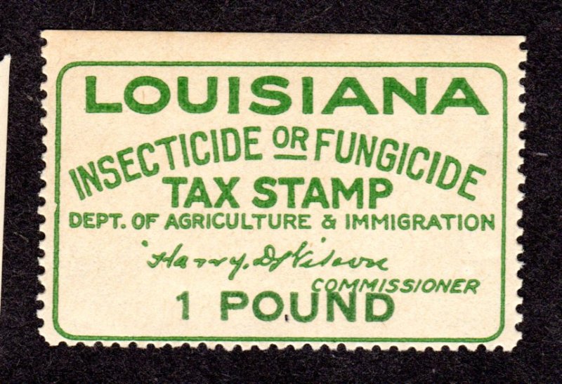 Louisiana State Revenue  SRS # PG3  Insecticide  MNH  Lot 190148