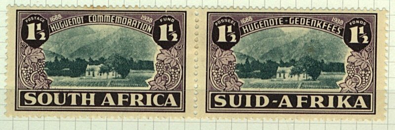 South Africa 1939 Landing Of Huguenots 1 1/2d+1 1/2d purple&green sg84 M Stamps