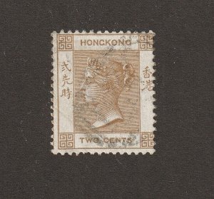 EDSROOM-13329 Hong Kong 8 Used 1863 Queen Victoria CV$7.75