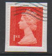 GB QE II Machin SG U2968d - 1st vermillion  - date code M15L - Source  S 