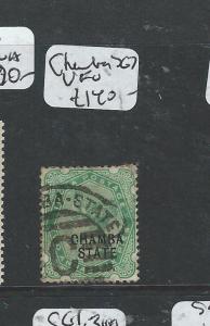 INDIA CHAMBA (P0804B) QV 2A 6P  SG7   VFU