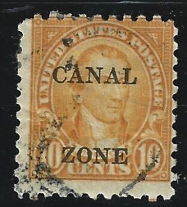 Canal Zone Scott #99 Used 10c Perf 10 O/P 2019 CV $7.50