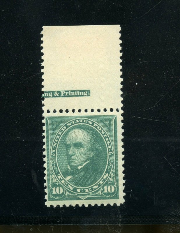 UNITED STATES  SCOTT #258 F/VF  MINT LIGHT HINGED --SCOTT VALUE $275.00 