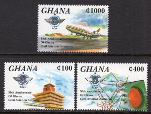 Ghana 1738-1740 Aviation MNH VF