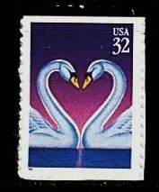 #3123 Love Swans - MNH
