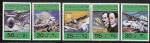 Libya 769-73 Aircraft Mint NH