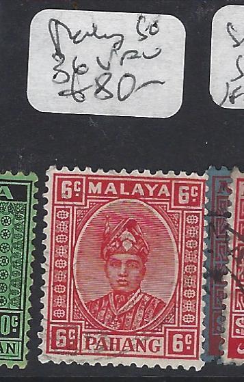 MALAYA  PAHANG (P0609B) ARMS  8C RED SULTAN  SG 36   VFU