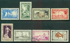 Monaco #237-244  Mint & Used   Scott $10.85  #242-244 CTO