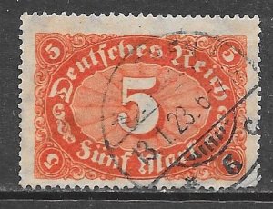 Germany 194: 5m Numeral, used, F-VF