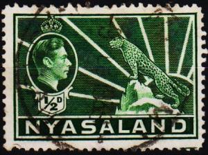 Nyasaland. 1938 1/2d S.G.130 Fine Used