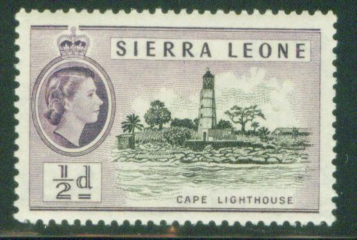 Sierra Leone Scott 195 1956 issue MH* QE2