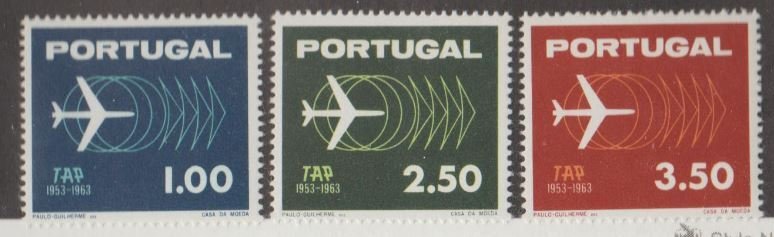 Portugal Scott #919-920-921 Stamps - Mint NH Set