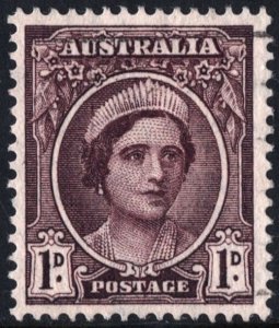 Australia SC#191 1d Queen Elizabeth (1943) Used