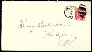 Canada Scott U40 - 1933 Chester, NS Duplex Cancel