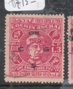 India Cochin SG O82a VFU (5dll) 