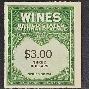 RE154  $3.00 wine tax unused