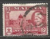 MALAYA SELANGOR 105 VFU O260-6