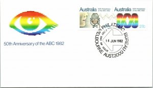 Australia 1982 FDC - 50th Anniv of the ABC - F13325