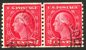 U.S. #492 USED PAIR