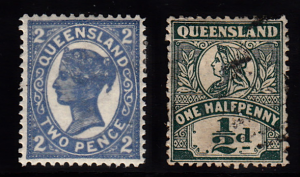 Queensland #132 unused, 130 used