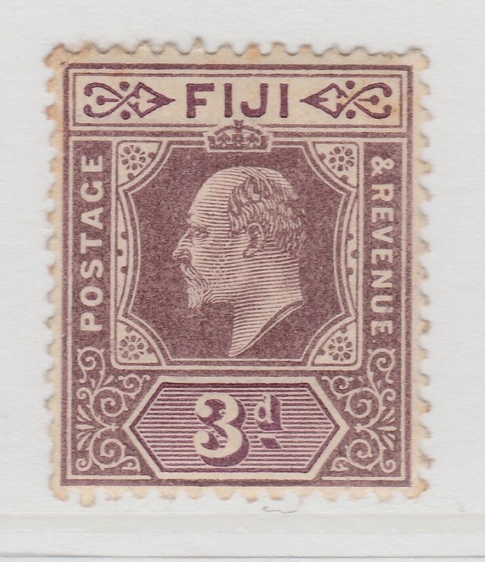 Fiji 1903 3d Wmk Crown CA MH* Stamp A22P14F8624