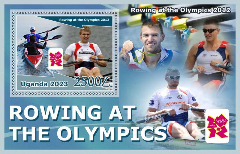 Stamps. Olympic Games. Rowing  8 sheets perforated
