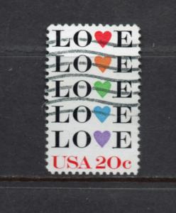 Scott # 2072  used   single  1984  LOVE