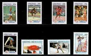 Lesotho 1992 - Olympic Sports- Set of 8 Stamps - Scott #917-24 - MNH