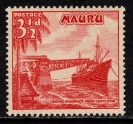 Nauru  #41 Loading Phosphate - MNH