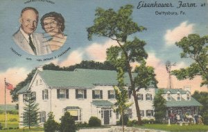 Eisenhower farm postcard