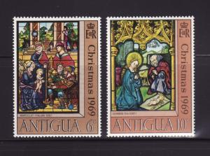 Antigua 224-225 MNH Christmas (C)