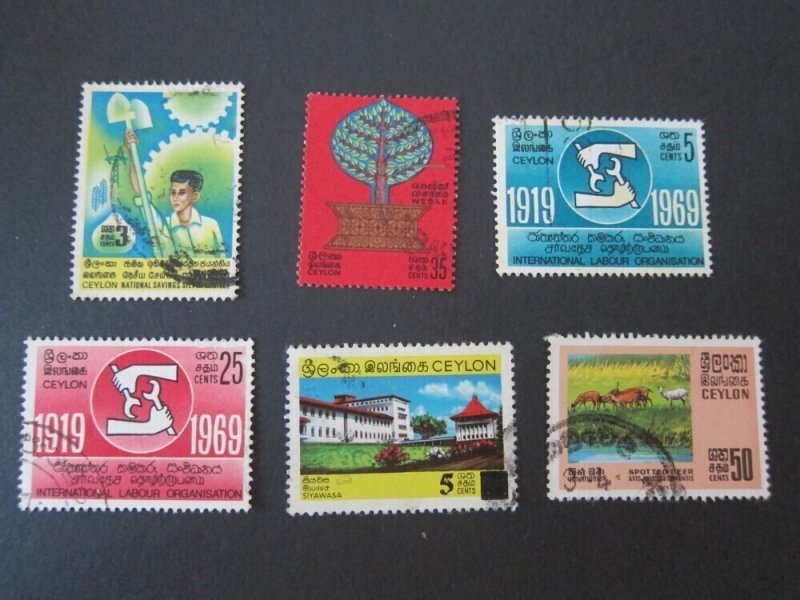 Ceylon 1969 Sc 426,9,431-2,433,441 FU