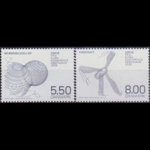 DENMARK 2009 - Scott# 1444-5 Climate Conf. Set of 2 NH