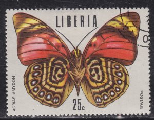 Liberia 687 Tropical Butterflies 1974