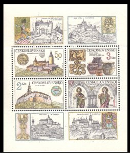 CZECHOSLOVAKIA - 1982 KRIVOKLAT CASTLE - SOUVENIR SHEET MINT NH