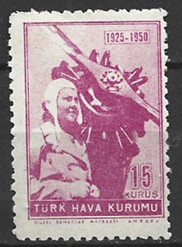 COLLECTION LOT 15938 TURKEY TURK HAVA KURUMU 1950 MNH