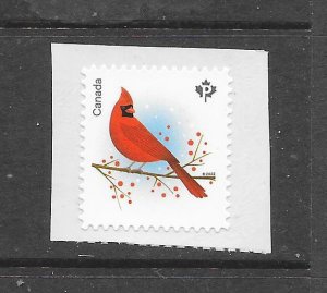 BIRDS - CANADA NEW ISSUE (FROM BOOKLET) MNH