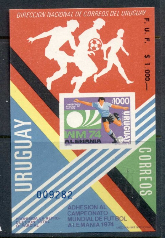 Uruguay 1974 World Cup Soccer Munich MS MUH