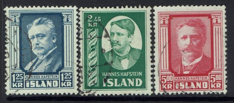 Iceland SC# 283 - 286 - Used - 030517